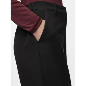Pantaloni larghi a vita alta donna Pieces Kamil image-5