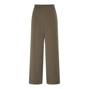 Pantaloni larghi a vita alta donna Pieces Kamil image-0