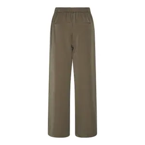 Pantaloni larghi a vita alta donna Pieces Kamil image-2