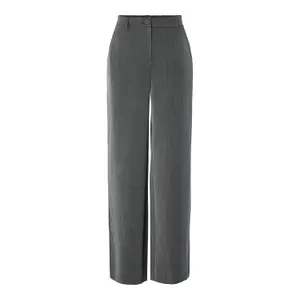 Pantaloni larghi a vita alta donna Pieces Kamil image-0