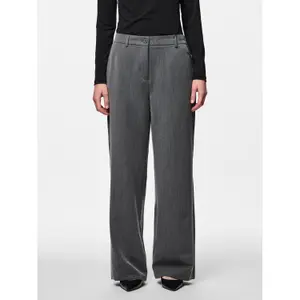 Pantaloni larghi a vita alta donna Pieces Kamil image-1