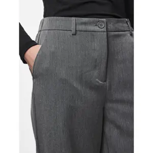 Pantaloni larghi a vita alta donna Pieces Kamil image-5