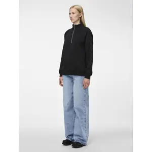 Sweatshirt mit Reißverschluss, Damen Pieces Chilli image-4