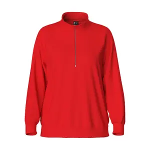 Sweatshirt mit Reißverschluss, Damen Pieces Chilli image-0