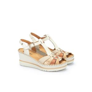 Damen Keilsandalen aus Leder Pikolinos Aguadulce image-1