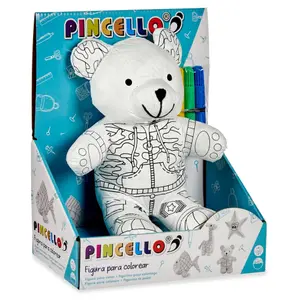Teddy bear to color Pincello image-1