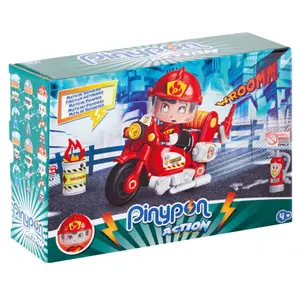 Fireman's motorcycle Pinypon image-0