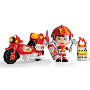 Fireman's motorcycle Pinypon image-1