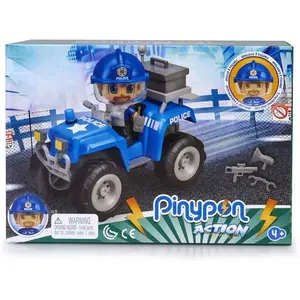 Figurine and police quad Pinypon image-0