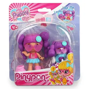 Figure with his puppy 2 models Pinypon image-0