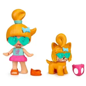 Figure with his puppy 2 models Pinypon image-1
