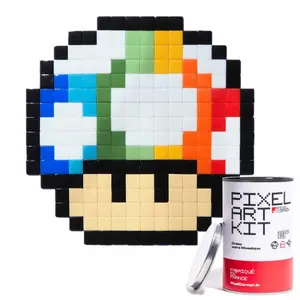 Dekorationsset Pixel Corner Rainbow - Pixel Art image-0