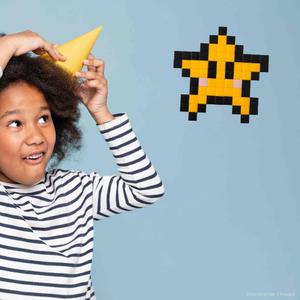 Kunstdekorationsset Pixel Corner Starry image-3