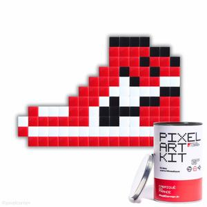 kb2107lot-pak030-s-mosaic-kit-pixel-corner-the-sniker-rod-vit-svart-18x13-cm