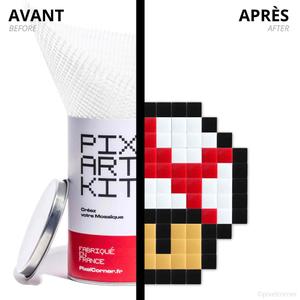 Kunstdekorationsset Pixel Corner Baby Shroom Medium image-1