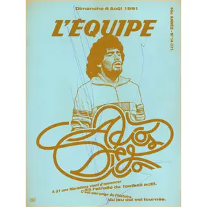Weergave Plakat L'Equipe - Maradona 3 image-0