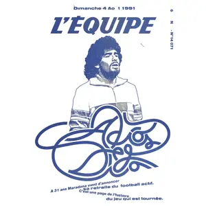 Weergave Plakat L'Equipe - Maradona 2 image-0