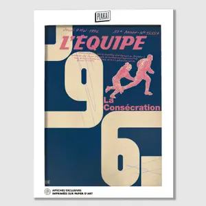 Wyświetlacz Plakat L'Equipe - PSG 96-1 image-1