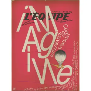 Weergave Plakat L'Equipe - JO image-0