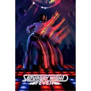Poster limited edition digigraphie Plakat Saturday Night Fever