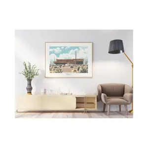 Poster limited edition digigraphie Plakat Rose Pauson House image-1