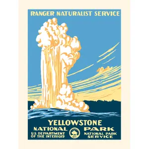 Poster Plakat Yellowstone