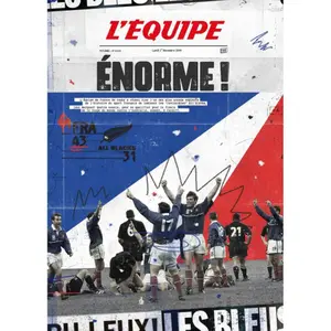 Cartel de digigrafía Hartman L'Equipe - All Blacks image-0