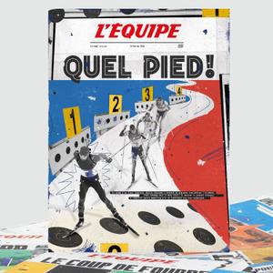 Photo frame Plakat L'Equipe - Fourcade image-2