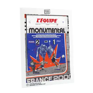 Portafoto per foto Plakat L'Equipe - Euro 2000 image-1