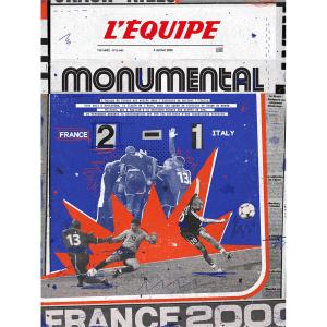 Photo frame Plakat L'Equipe - Euro 2000
