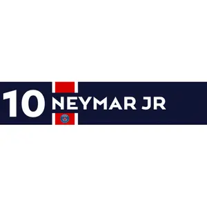 Plaque vestiaire PSG Neymar Jr 10 image-0