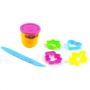 Colored modeling clay box and accessories set Plasticine image-0