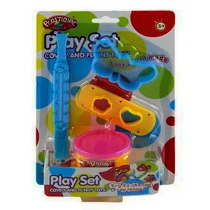 Colored modeling clay box and accessories set Plasticine image-2