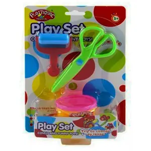 Colored modeling clay box and accessories set Plasticine image-3
