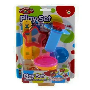 Colored modeling clay box and accessories set Plasticine image-4