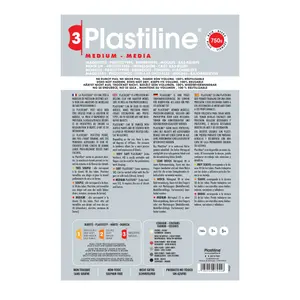 Modellare l'argilla in lastre di media durezza al 55%. Plastiline image-1
