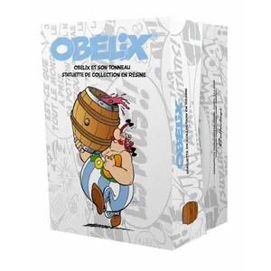 Obelix and his barrel figurine Plastoy image-3
