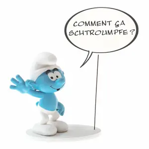 Collection figurine bubble - how to smurfs Plastoy image-0
