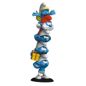 Smurfs column figure Plastoy image-0