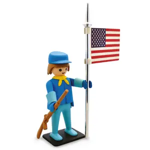 American rider vintage figurine Plastoy Playmobil image-0