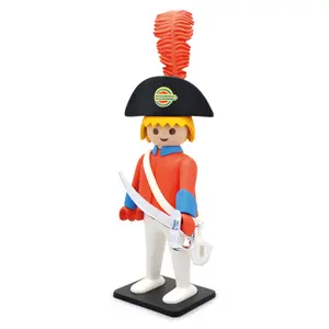 Statuetta d'epoca dell'ufficiale della guardia Plastoy Playmobil