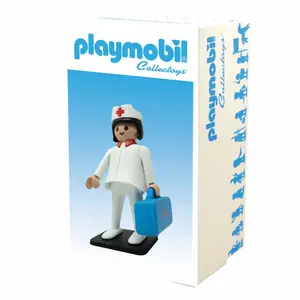 Figurine vintage L'infirmière Plastoy Playmobil image-2