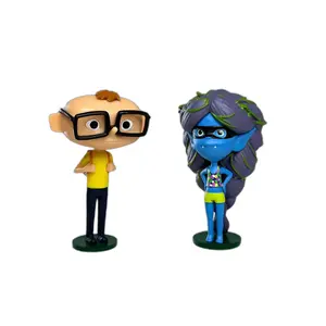 Duo figurine Plastoy Angelo & Zaza image-0