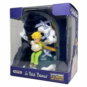 The Little Prince and the Sheep on the Planet figurine Plastoy image-2