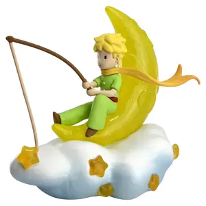 The Little Prince fishing in the clouds figurine Plastoy image-0