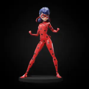Figurine Plastoy Ladybug Par Orlinski image-1