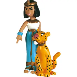 Cleopatra and her panther figurine Plastoy image-0
