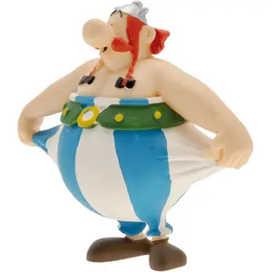 Obelix figure holding his pants Plastoy image-1