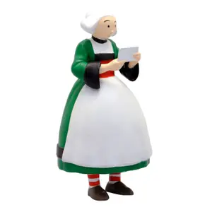 Figurine becassine carte potale Plastoy image-0