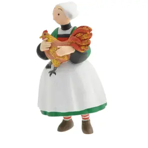 Becassine figurine with rooster Plastoy image-0